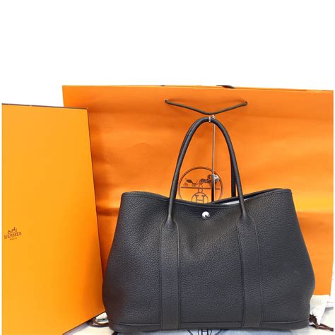 hermes garden party leather tote|garden party 30 vs 36.